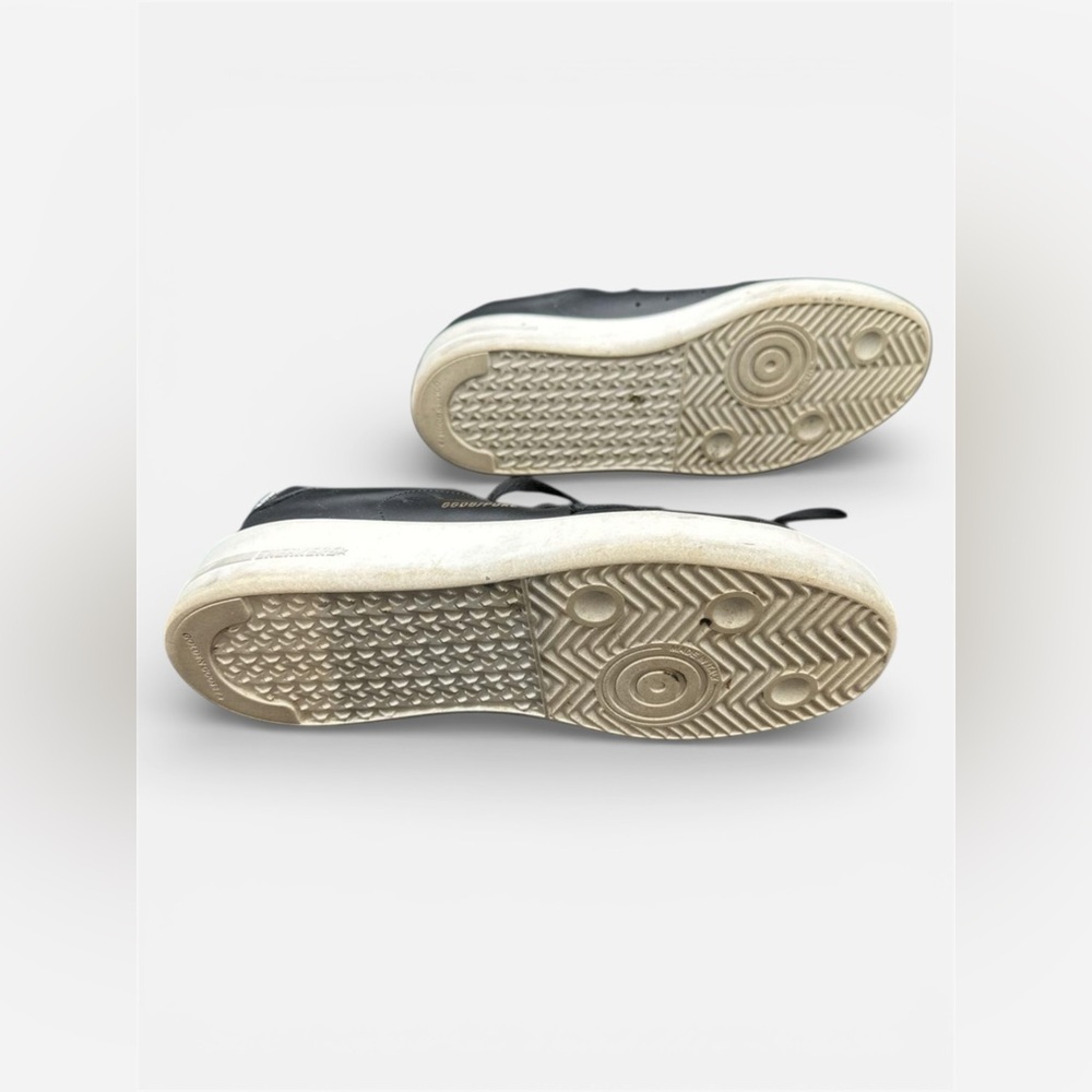 Golden Goose Pure-Star Womens Size EU 33 US 6.5-7 Black Leather Sneakers - Picture 5 of 9